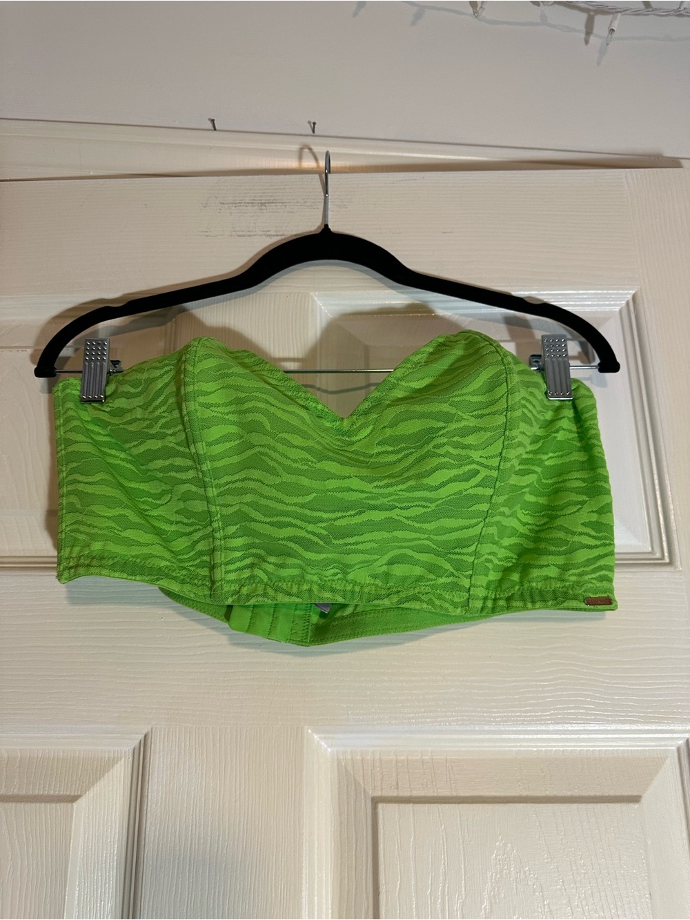 Savage X Fenty Neon Lime Green Strapless Bustier